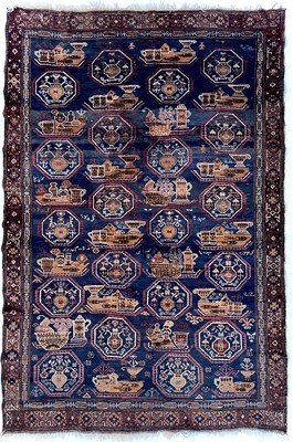 Lot 1266 - An Afghan rug, circa 1930.