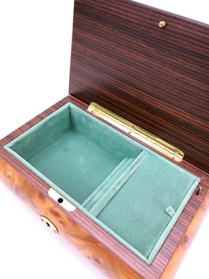 Lot 47 - A Swiss Reuge Romance musical jewellery box.