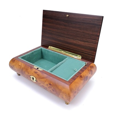 Lot 47 - A Swiss Reuge Romance musical jewellery box.