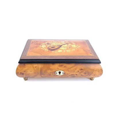Lot 47 - A Swiss Reuge Romance musical jewellery box.
