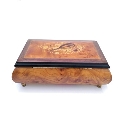 Lot 47 - A Swiss Reuge Romance musical jewellery box.