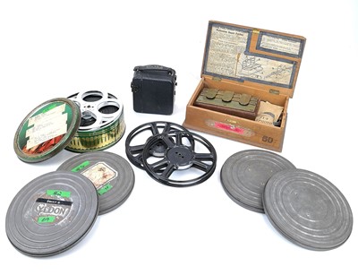 Lot 155 - A Pathescope Motocamera 9.5mm cine camera.