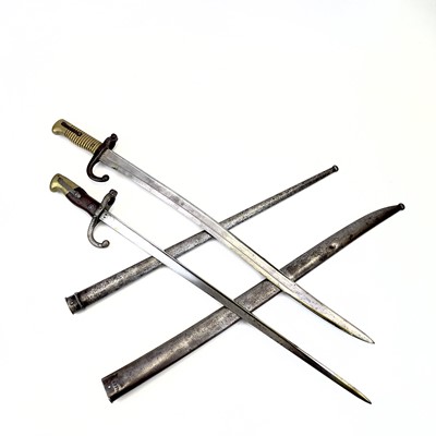 Lot 36 - A French Chassepot bayonet.