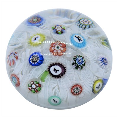 Lot 1406 - A Baccarat large paperweight, dated and signed...
