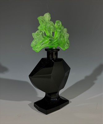 Lot 1389 - An Art Deco period Czech Curt Schlevogt glass...
