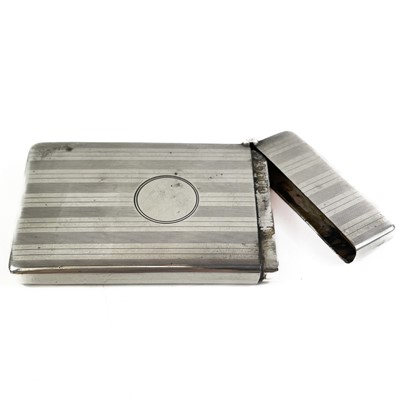 Lot 102 - An Elkington & Co silver card case.