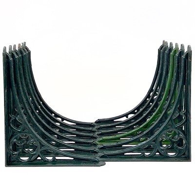 Lot 55 - A group of ten Victorian style cast iron wall brackets.