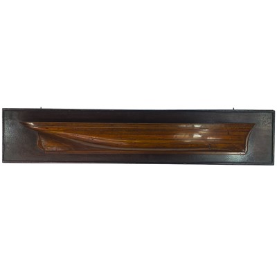 Lot 450 - Ship builders half block model.