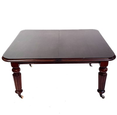 Lot 1894 - A Victorian mahogany extending dining table.