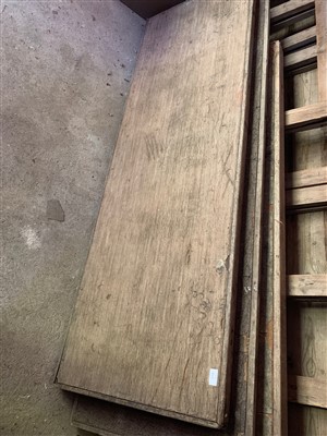 Lot 415 - Folding trestle tables.