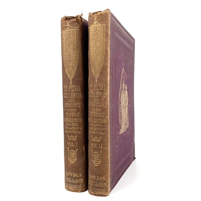 Lot 21 - LIN-LE (Augustus F. Lindley). 'Ti-Ping Tien-Kwhoh; The History of The Ti-Ping Revolution....'