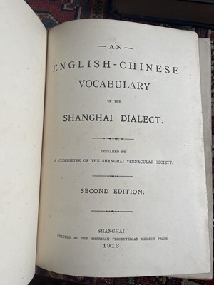 Lot 20 - Six works about Mandarin and Shanghainese.