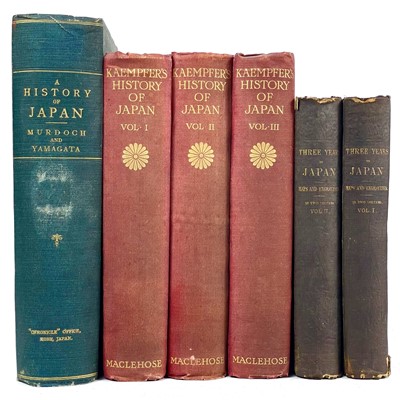 Lot 34 - Six books about Japan.