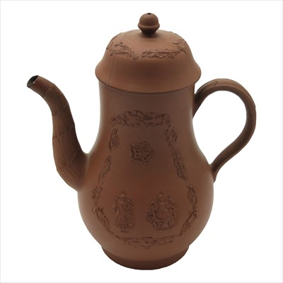 Lot 1382 - An 18th century Elers Brothers red stoneware...
