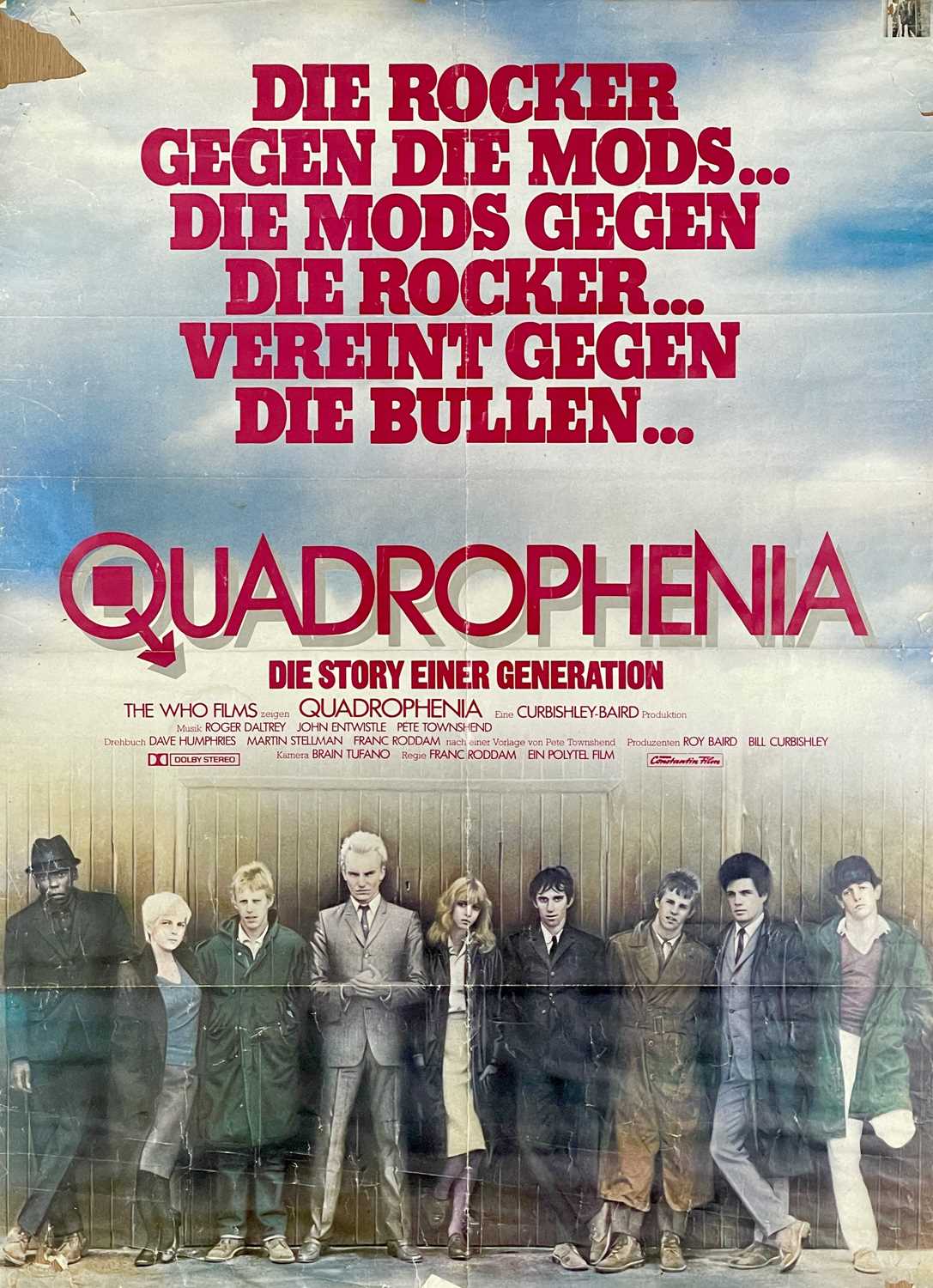 Lot 187 - Original Quadrophenia poster.