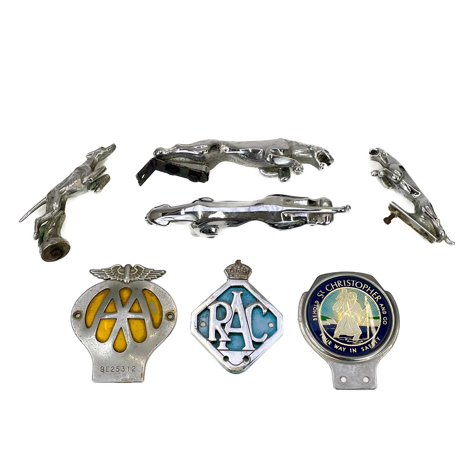 Lot 43 - A Jaguar chrome plated car mascot.