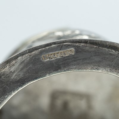 Lot 9 - A Chinese silver preserve jar, stamped 'Tuck Chang', Shanghai 1870-1920.