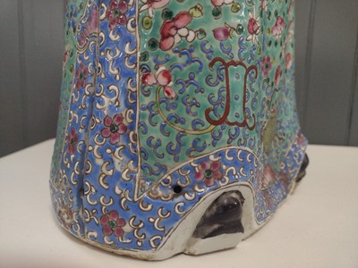 Lot 16 - Three Chinese famille rose porcelain figures of The Immortals, 20th century.