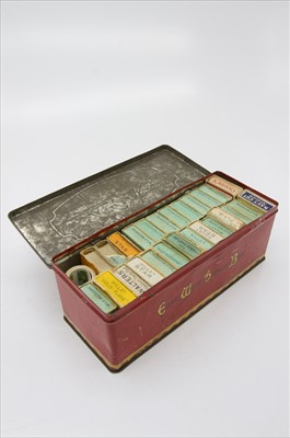 Lot 559 - Cigarette cards - a tin containing 26...