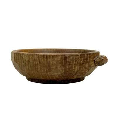 Lot 45 - A Robert Thompson Mouseman oak bowl.