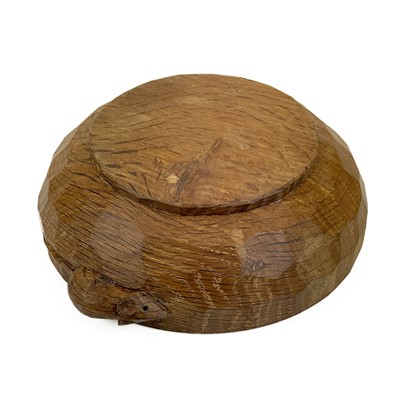 Lot 45 - A Robert Thompson Mouseman oak bowl.
