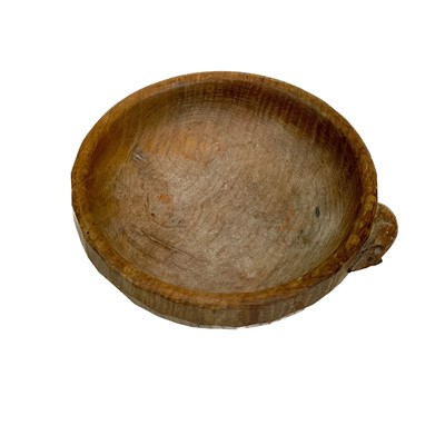 Lot 45 - A Robert Thompson Mouseman oak bowl.