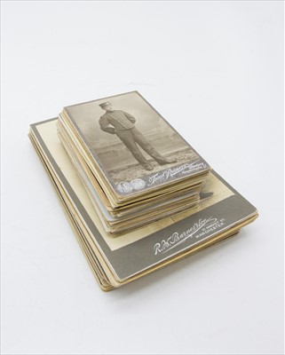 Lot 544 - Quantity of cabinet photos and C.D.V.s...