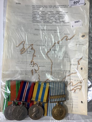 Lot 607 - Medals - (4)