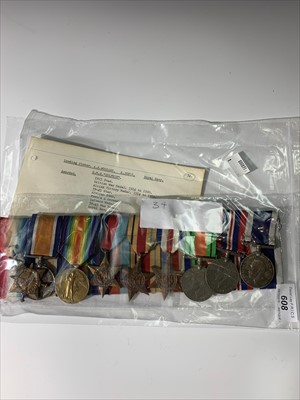 Lot 608 - Medals - (9)