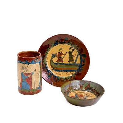 Lot 863 - Louis Etienne Desmant, a French art pottery vase.