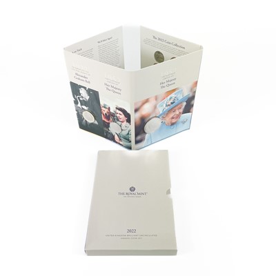 Lot 11 - Royal Mint 2022 UK Brilliant uncirculated annual coin set.