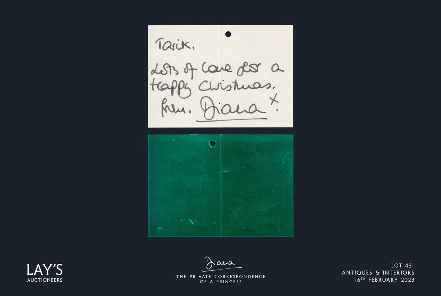 Lot 431 - Diana - The Private Correspondence of a Princess