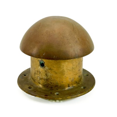 Lot 464 - A brass marine mushroom vent.