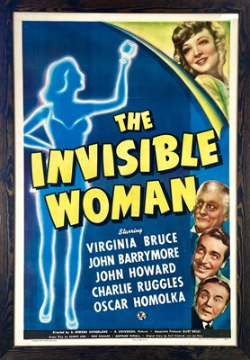 Lot 456 - A film poster- The invisible woman.