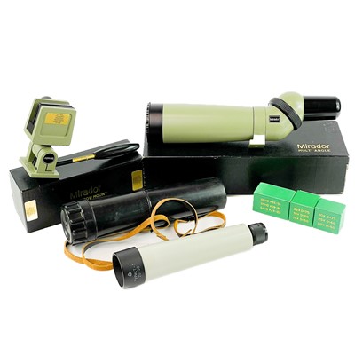 Lot 21 - Two Mirador spotting scopes.