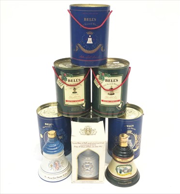 Lot 280 - Seven Bell's Scotch whisky commemorative Wade...