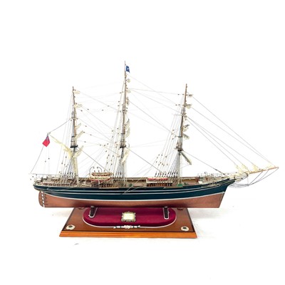 Lot 439 - A scratch built model of the Cutty Sark.