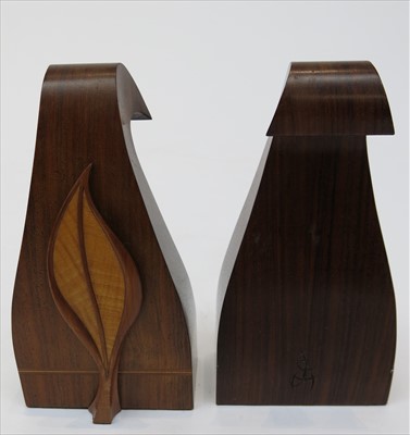 Lot 459 - A decorative pair of arts and crafts bookends,...