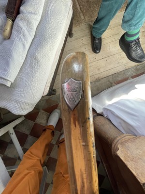 Lot 6 - A gentleman gardener’s walking stick bow saw