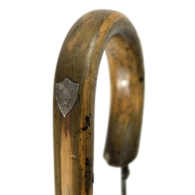 Lot 6 - A gentleman gardener’s walking stick bow saw