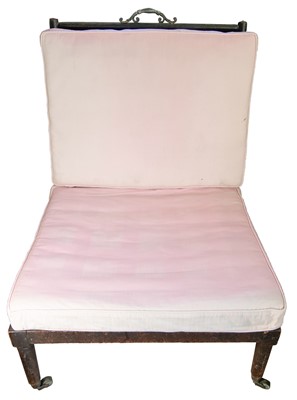 Lot 17 - A Georgian beech side chair