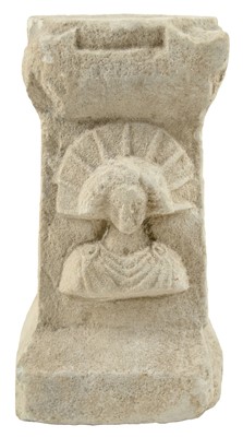 Lot 54 - A marble votive offeratory stand, possibly ancient