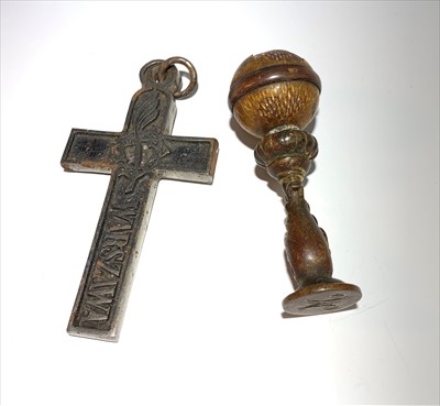 Lot 2539 - A Polish Warsaw Massacre 1861 cross 8cm and a...