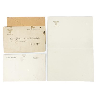 Lot 415 - World War II Interest – German Paperwork - Hitler