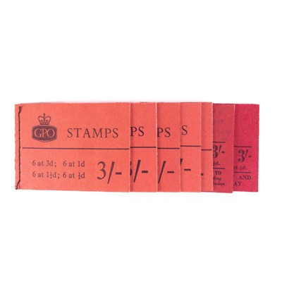 Lot 561 - GB Elizabeth II 3/-Booklets x7.