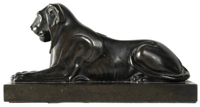 Lot 101 - A Regency Bronze Lioness
