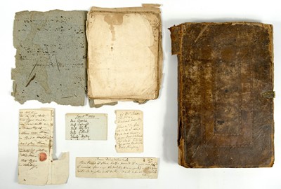 Lot 186 - A mid 18th  century manuscript recipe book