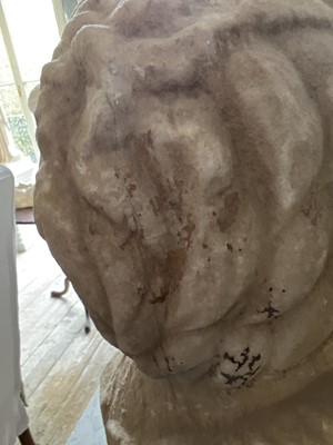 Lot 132 - An antique lion monopodia