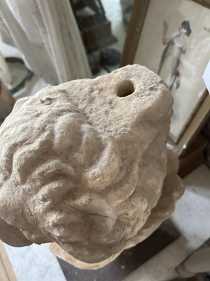 Lot 132 - An antique lion monopodia
