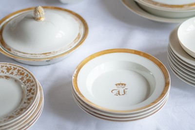 Lot 104 - Royal Dinner Service made  for HRH Augustus Frederick Duke of Cambridge (1773-1843)